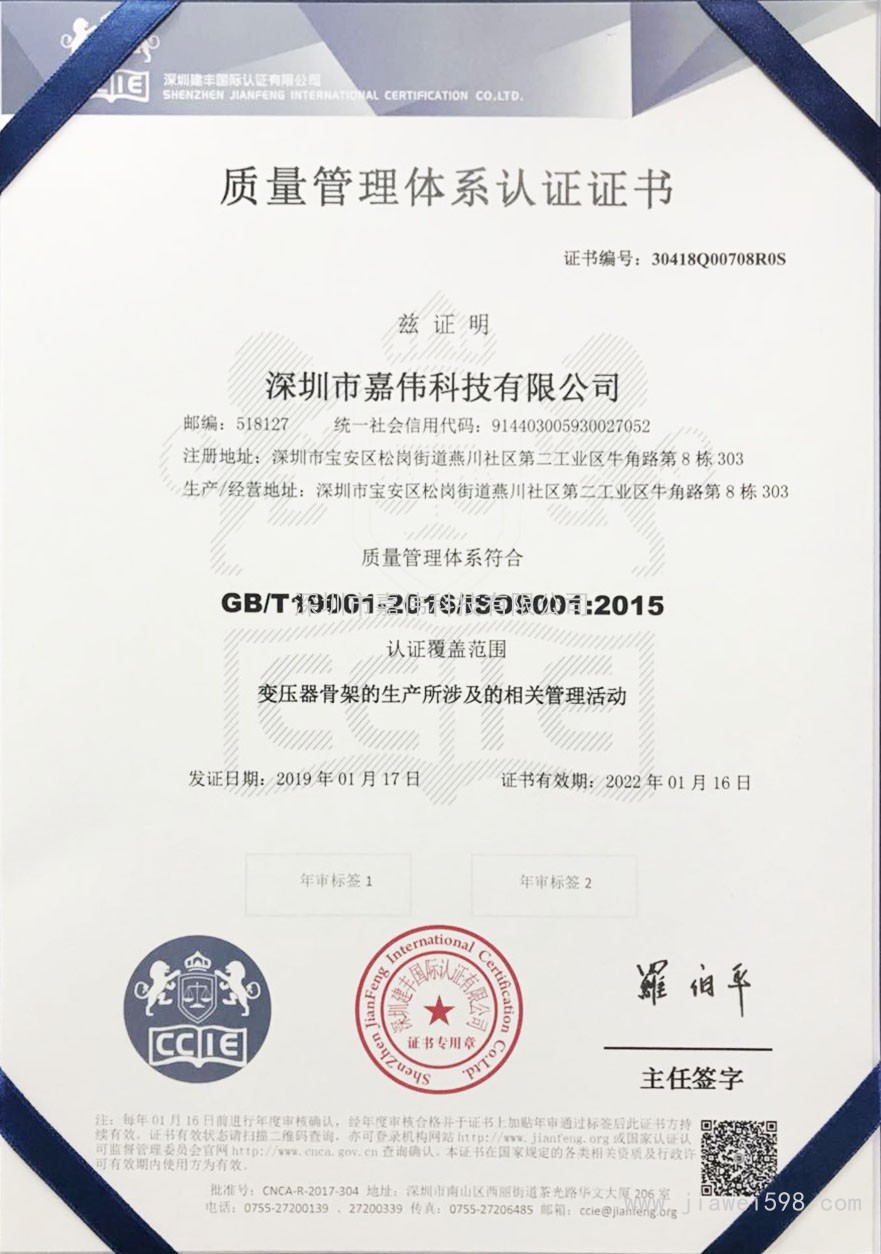 ISO9001:2015中文版