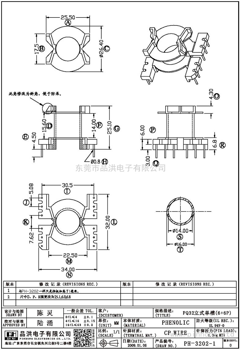 PH-3202-1 PQ32立式单槽(6+6P)