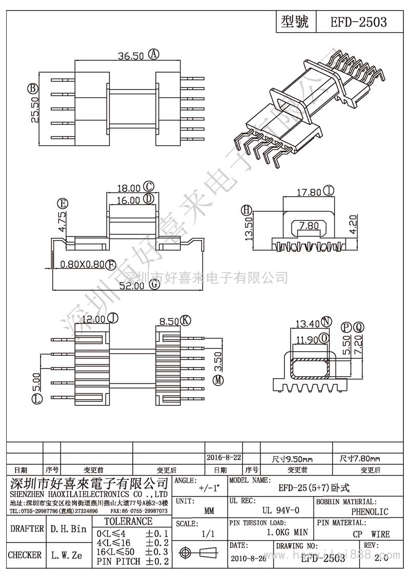 EFD-2503 EFD-25(5+7)卧式