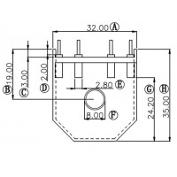 CASE-3008/CASE(4+4PIN)外壳