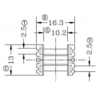 EE-13-4/EE-13立式(5+5PIN)