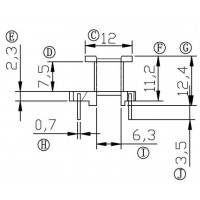 EE-13-8/EE-13立式加宽(4+4PIN)