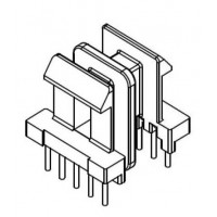 EE-1307-1/EE-13卧式双槽(5+5PIN)