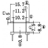 EE-1310/EE-13立式(5+5PIN)