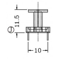 EE-16-3/EE-16立式(5+5PIN)单边加宽