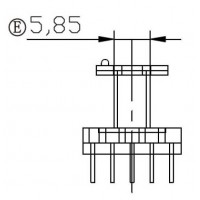 EE-16-4/EE-16立式(5+5PIN)