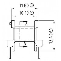 EE-1606/EE-16卧式(5+5PIN)