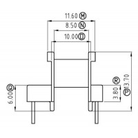 EE-1608-2/EE-16卧式(5+5PIN)