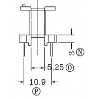 EE-19-3/EE-19立式(3+4PIN)