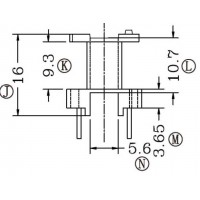 EE-19-4/EE-19立式(4+4PIN)