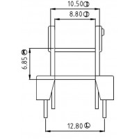 EE-1903/EE-19卧式(4+4PIN)