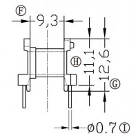 EE-1903-2/EE-19卧式(5+5PIN)