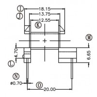 EF-20/EF-20卧式单边加宽(5+5PIN)