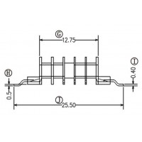 EFD-15-2/EFD-15卧式(5+2PIN)