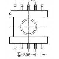 ER-14.5/ER-14.5立式(5+5PIN)海鸥脚