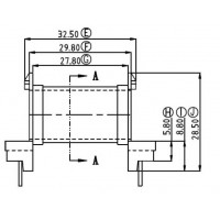 ER-4002/ER-40卧式(8+8PIN)高支点