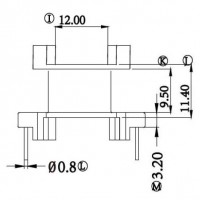 PQ-2620-3/PQ-26立式(6+6PIN)