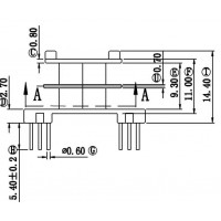 RM-0803/RM-08立式双槽(6+6PIN)