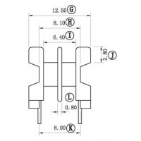 HR-UU9.8-01/UU9.8卧式(2+2PIN)