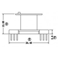 HR-RM8-01/RM8立式(6+6PIN)