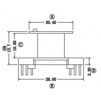 HR-RM10-01/RM10立式(6+6PIN)