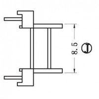 HR-EM15-01/EM15卧式(4+3PIN)