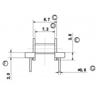 HR-EM15-02/EM15卧式(5+5PIN)