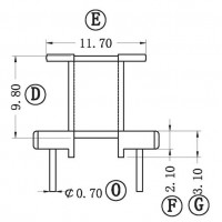 HR-EI16-03/EI16立式(4+4PIN)