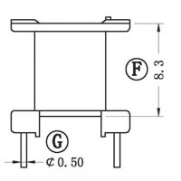 HR-EI10-01/EI10立式(4+4PIN)