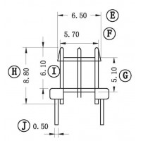 HR-EE8.3-01/EE8.3卧式(2+2PIN)