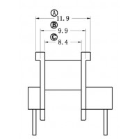 HR-EE16-04/EE16卧式(5+5PIN)