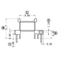 HR-EE16-02/EE16卧式(4+2PIN)