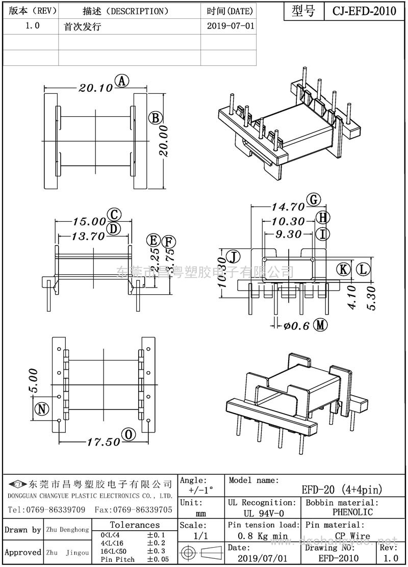 CJ-2010 EFD20卧式(4+4)