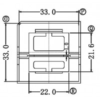 ETD-34-1/ETD-34外壳(NO PIN)