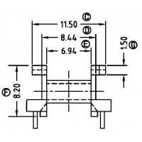 EPC-1307/EPC-13卧式(5+5PIN)