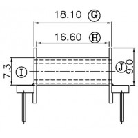 EFD-2501-1/EFD-25卧式(5+5PIN)