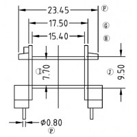 EF-2502-2/EF-25卧式(5+5PIN)