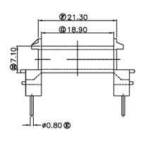 EEL-1902-3/EEL-19卧式(5+5PIN)