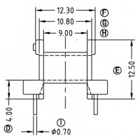 EE-1934/EE-19卧式(5+5PIN)