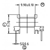 EE-1608/EE-16卧式(4+2PIN)