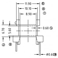 EE-1611-2/EE-16卧式(5+5PIN)