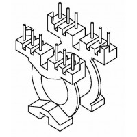 PQ-2621/PQ26卧式(6+6PIN)