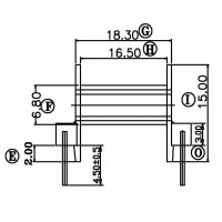 EFD-2505-1/EFD25卧式(5+5PIN)