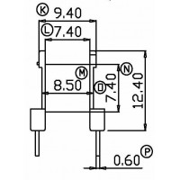 EE-1304/EE13卧式(4+4PIN)