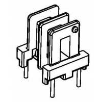 EE-0601/EE06卧式EE6-5(2+2PIN)