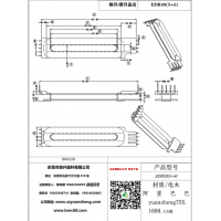 edr50(5+4)超薄变压器骨架