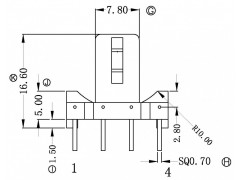 BASE-0027/BASE底座(4+4PIN)