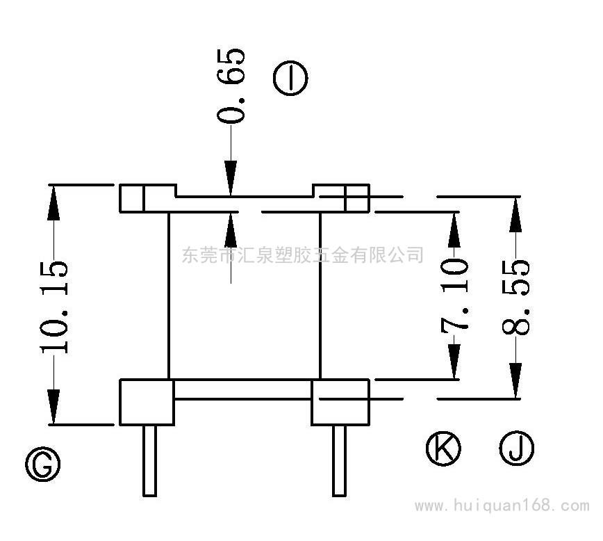 EE10-2/EE10立式(4+4PIN)