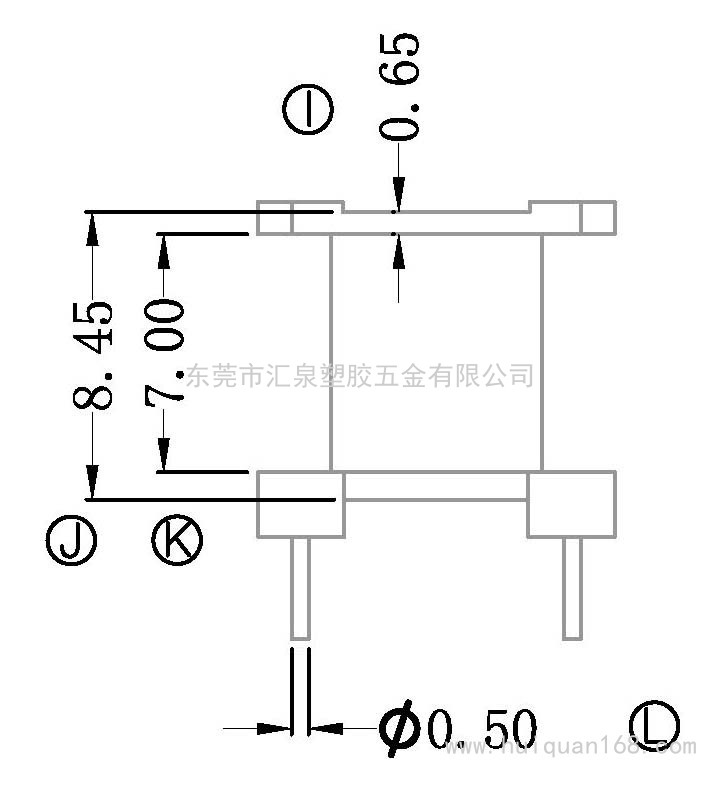 EE10-3/EE10立式(4+4PIN)