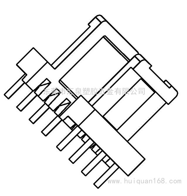 EE10-4/EE10卧式(4+4PIN)